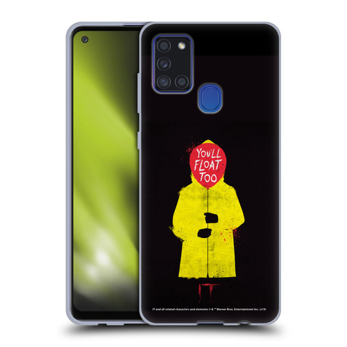 IT Movie Graphics You'll Float Too Soft Gel Case for Samsung Galaxy A21s (2020)