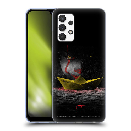 IT Movie Graphics Pennywise 2 Soft Gel Case for Samsung Galaxy A32 (2021)