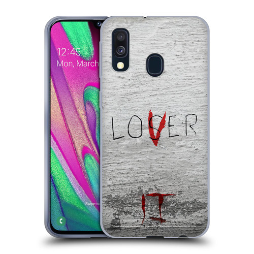 IT Movie Graphics Loser Soft Gel Case for Samsung Galaxy A40 (2019)
