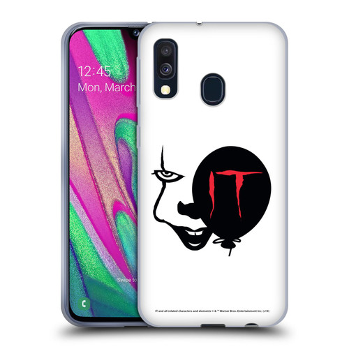 IT Movie Graphics Pennywise Soft Gel Case for Samsung Galaxy A40 (2019)