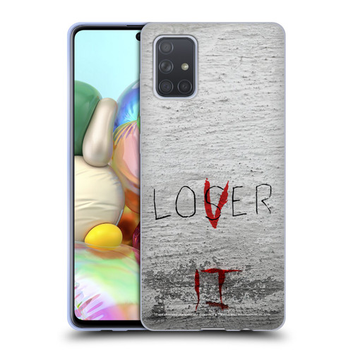 IT Movie Graphics Loser Soft Gel Case for Samsung Galaxy A71 (2019)