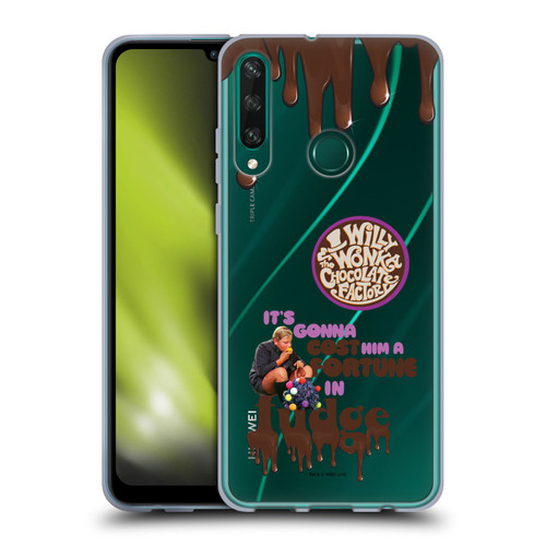Willy Wonka and the Chocolate Factory Graphics Augustus Gloop Soft Gel Case for Huawei Y6p