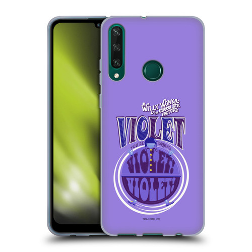 Willy Wonka and the Chocolate Factory Graphics Violet Beauregarde Soft Gel Case for Huawei Y6p
