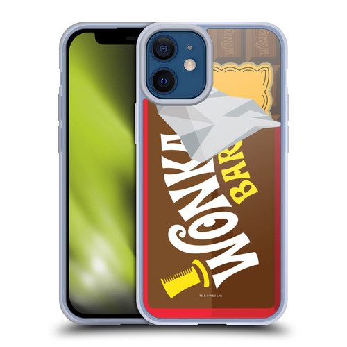Willy Wonka and the Chocolate Factory Graphics Candy Bar Soft Gel Case for Apple iPhone 12 Mini