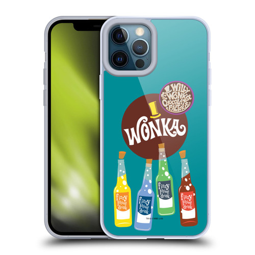 Willy Wonka and the Chocolate Factory Graphics Fizzy Lifting Drink Soft Gel Case for Apple iPhone 12 Pro Max