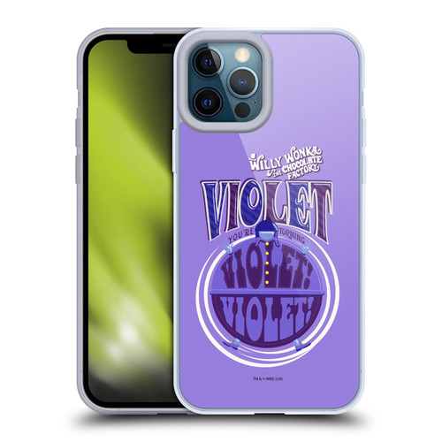 Willy Wonka and the Chocolate Factory Graphics Violet Beauregarde Soft Gel Case for Apple iPhone 12 Pro Max