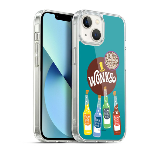 Willy Wonka and the Chocolate Factory Graphics Fizzy Lifting Drink Soft Gel Case for Apple iPhone 13