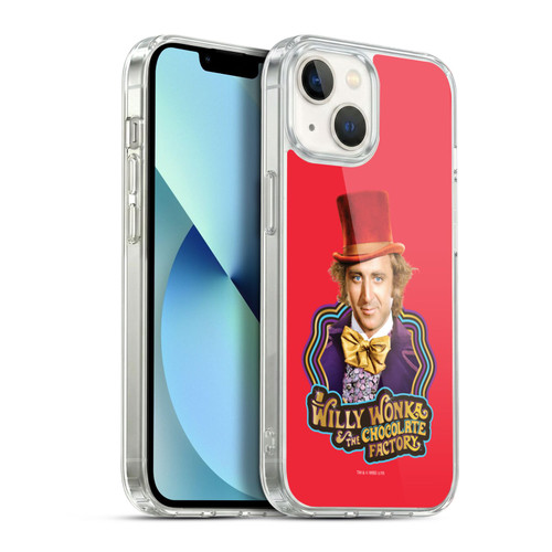 Willy Wonka and the Chocolate Factory Graphics Gene Wilder Soft Gel Case for Apple iPhone 13