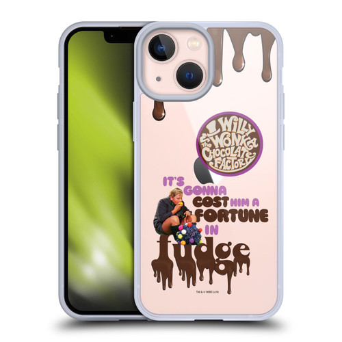Willy Wonka and the Chocolate Factory Graphics Augustus Gloop Soft Gel Case for Apple iPhone 13 Mini