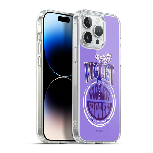 Willy Wonka and the Chocolate Factory Graphics Violet Beauregarde Soft Gel Case for Apple iPhone 13 Pro Max & MagSafe