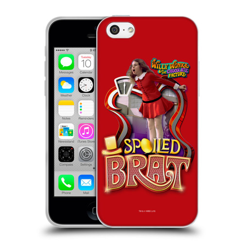 Willy Wonka and the Chocolate Factory Graphics Veruca Salt Soft Gel Case for Apple iPhone 5c
