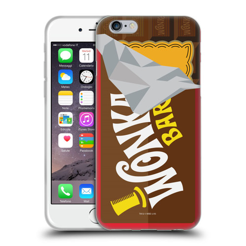 Willy Wonka and the Chocolate Factory Graphics Candy Bar Soft Gel Case for Apple iPhone 6 / iPhone 6s