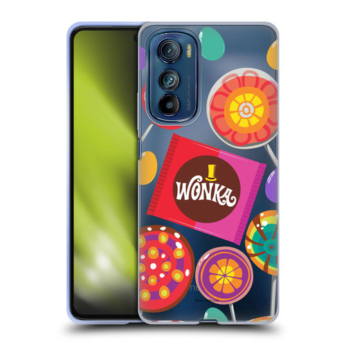 Willy Wonka and the Chocolate Factory Graphics Candies Soft Gel Case for Motorola Edge 30