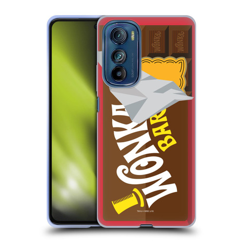 Willy Wonka and the Chocolate Factory Graphics Candy Bar Soft Gel Case for Motorola Edge 30