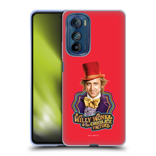 Willy Wonka and the Chocolate Factory Graphics Gene Wilder Soft Gel Case for Motorola Edge 30