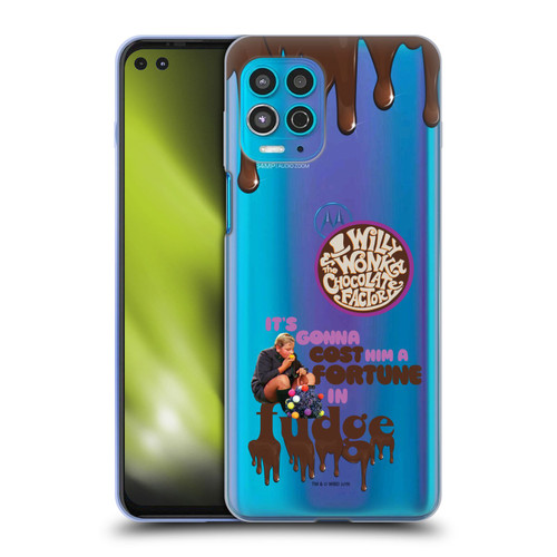 Willy Wonka and the Chocolate Factory Graphics Augustus Gloop Soft Gel Case for Motorola Moto G100