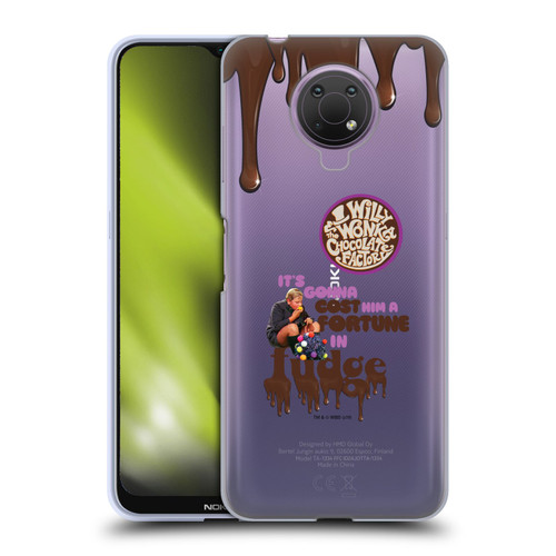 Willy Wonka and the Chocolate Factory Graphics Augustus Gloop Soft Gel Case for Nokia G10