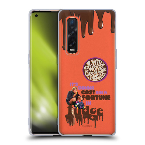 Willy Wonka and the Chocolate Factory Graphics Augustus Gloop Soft Gel Case for OPPO Find X2 Pro 5G