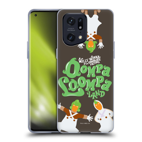 Willy Wonka and the Chocolate Factory Graphics Oompa Loompa Soft Gel Case for OPPO Find X5 Pro