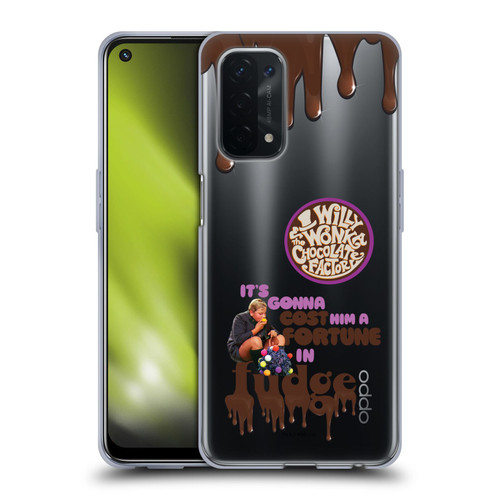 Willy Wonka and the Chocolate Factory Graphics Augustus Gloop Soft Gel Case for OPPO A54 5G