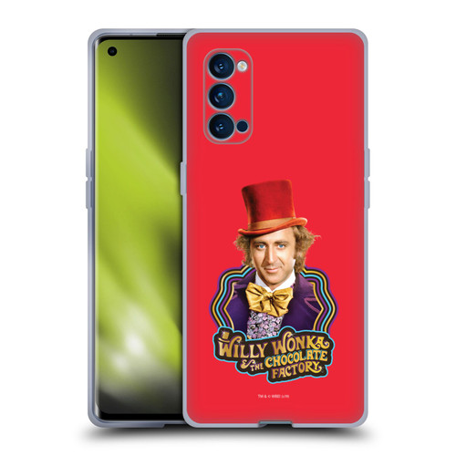 Willy Wonka and the Chocolate Factory Graphics Gene Wilder Soft Gel Case for OPPO Reno 4 Pro 5G