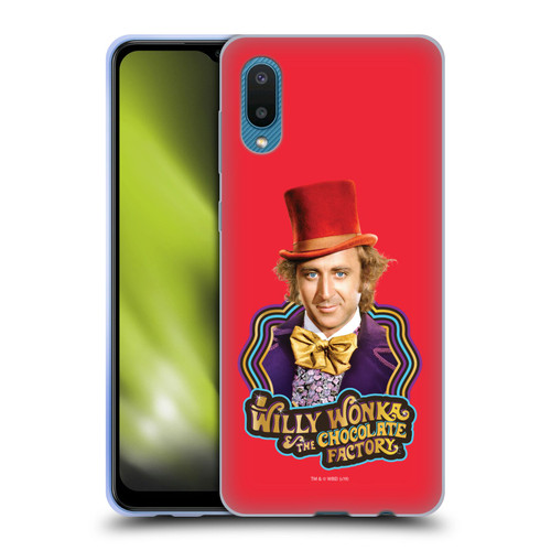 Willy Wonka and the Chocolate Factory Graphics Gene Wilder Soft Gel Case for Samsung Galaxy A02/M02 (2021)