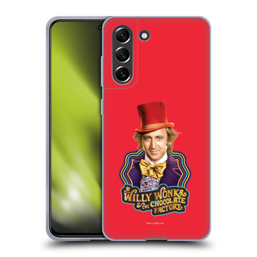 Willy Wonka and the Chocolate Factory Graphics Gene Wilder Soft Gel Case for Samsung Galaxy S21 FE 5G