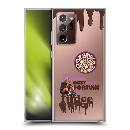 Willy Wonka and the Chocolate Factory Graphics Augustus Gloop Soft Gel Case for Samsung Galaxy Note20 Ultra / 5G