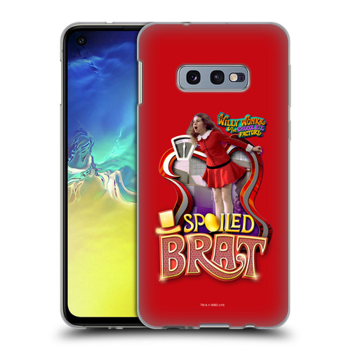 Willy Wonka and the Chocolate Factory Graphics Veruca Salt Soft Gel Case for Samsung Galaxy S10e