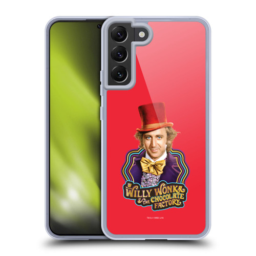 Willy Wonka and the Chocolate Factory Graphics Gene Wilder Soft Gel Case for Samsung Galaxy S22+ 5G