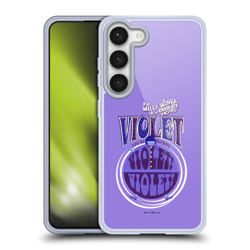 Willy Wonka and the Chocolate Factory Graphics Violet Beauregarde Soft Gel Case for Samsung Galaxy S23 5G