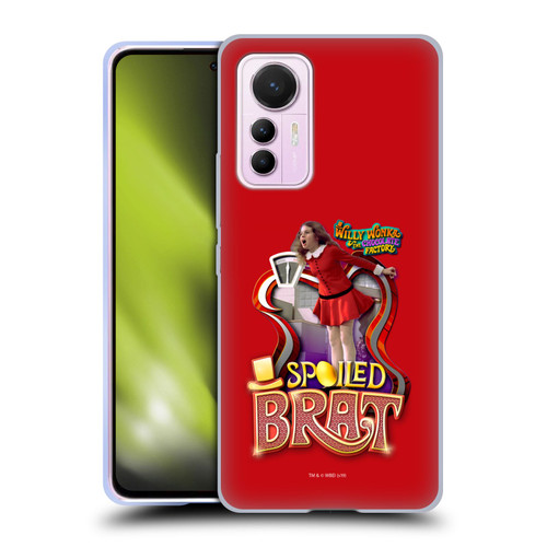 Willy Wonka and the Chocolate Factory Graphics Veruca Salt Soft Gel Case for Xiaomi 12 Lite