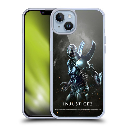 Injustice 2 Characters Blue Beetle Soft Gel Case for Apple iPhone 14 Plus