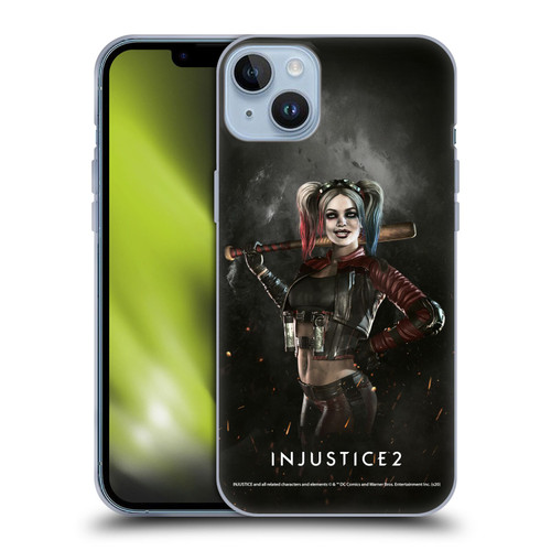 Injustice 2 Characters Harley Quinn Soft Gel Case for Apple iPhone 14 Plus