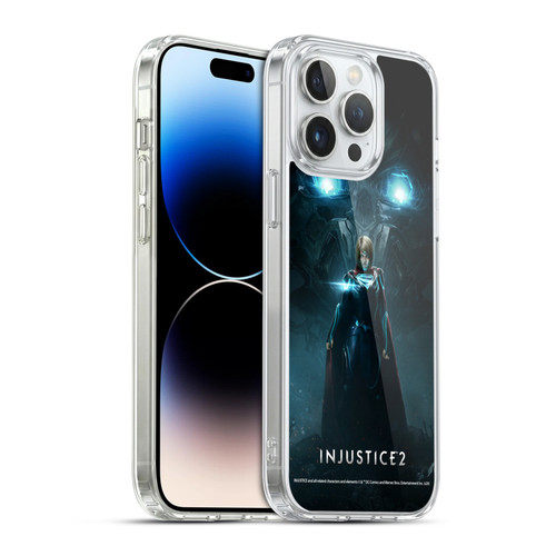 Injustice 2 Characters Supergirl Soft Gel Case for Apple iPhone 14 Pro Max & MagSafe