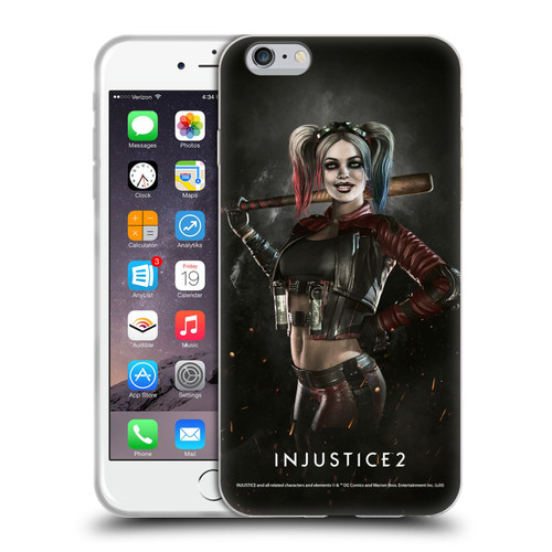 Injustice 2 Characters Harley Quinn Soft Gel Case for Apple iPhone 6 Plus / iPhone 6s Plus