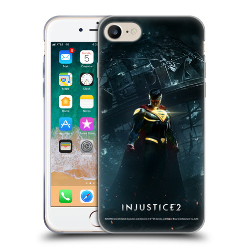 Injustice 2 Characters Superman Soft Gel Case for Apple iPhone 7 / 8 / SE 2020 & 2022