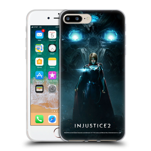 Injustice 2 Characters Supergirl Soft Gel Case for Apple iPhone 7 Plus / iPhone 8 Plus