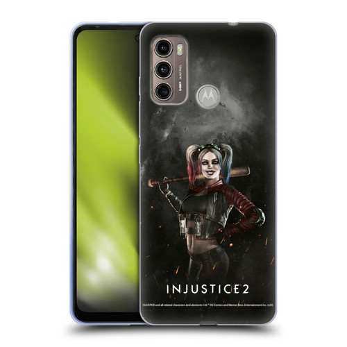Injustice 2 Characters Harley Quinn Soft Gel Case for Motorola Moto G60 / Moto G40 Fusion