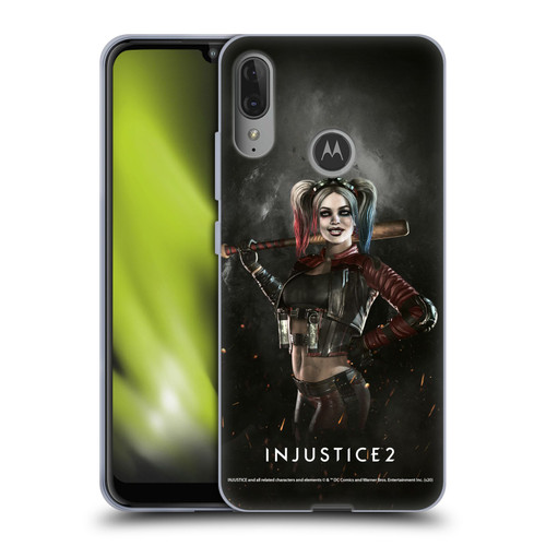 Injustice 2 Characters Harley Quinn Soft Gel Case for Motorola Moto E6 Plus