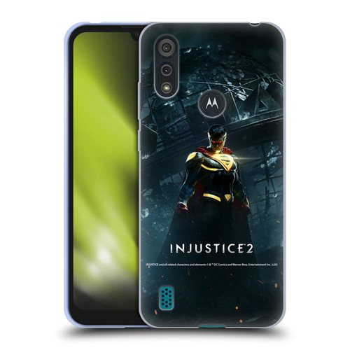 Injustice 2 Characters Superman Soft Gel Case for Motorola Moto E6s (2020)