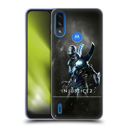 Injustice 2 Characters Blue Beetle Soft Gel Case for Motorola Moto E7 Power / Moto E7i Power