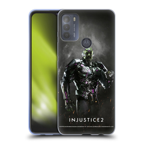 Injustice 2 Characters Brainiac Soft Gel Case for Motorola Moto G50