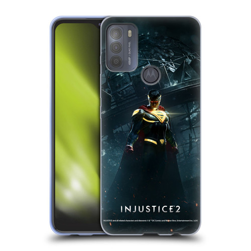 Injustice 2 Characters Superman Soft Gel Case for Motorola Moto G50