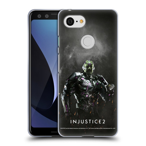 Injustice 2 Characters Brainiac Soft Gel Case for Google Pixel 3