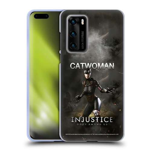 Injustice Gods Among Us Characters Catwoman Soft Gel Case for Huawei P40 5G