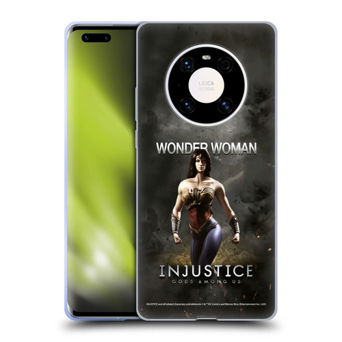 Injustice Gods Among Us Characters Wonder Woman Soft Gel Case for Huawei Mate 40 Pro 5G