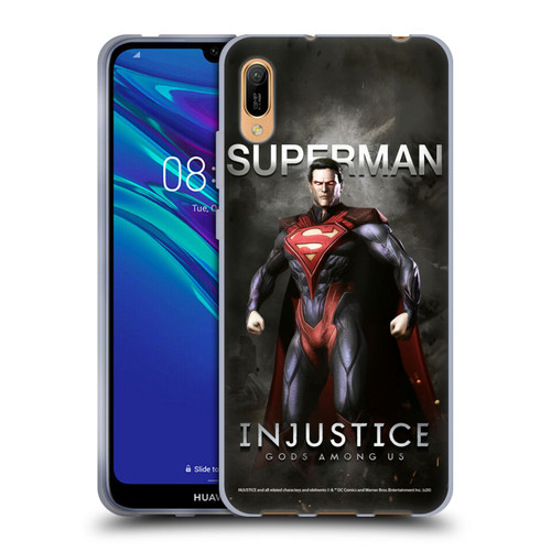 Injustice Gods Among Us Characters Superman Soft Gel Case for Huawei Y6 Pro (2019)