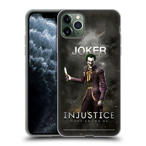 Injustice Gods Among Us Characters Joker Soft Gel Case for Apple iPhone 11 Pro Max