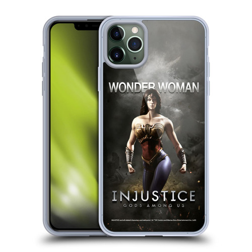 Injustice Gods Among Us Characters Wonder Woman Soft Gel Case for Apple iPhone 11 Pro Max